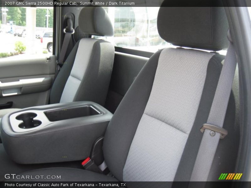 Summit White / Dark Titanium 2007 GMC Sierra 2500HD Regular Cab