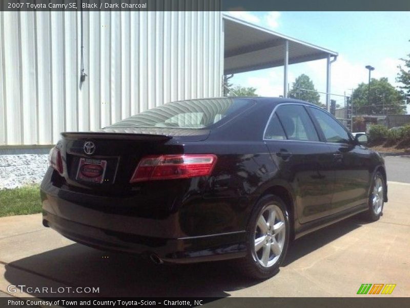Black / Dark Charcoal 2007 Toyota Camry SE