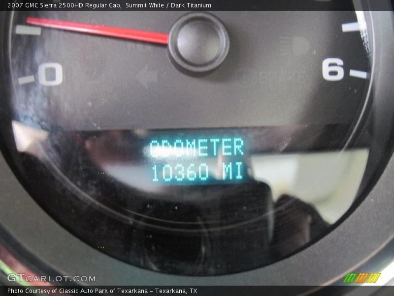 Summit White / Dark Titanium 2007 GMC Sierra 2500HD Regular Cab