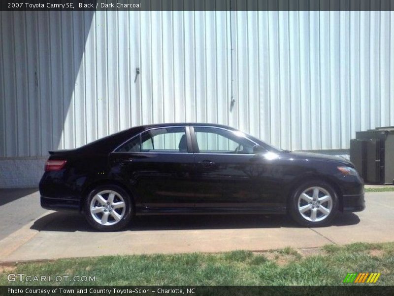 Black / Dark Charcoal 2007 Toyota Camry SE