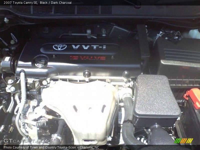 Black / Dark Charcoal 2007 Toyota Camry SE