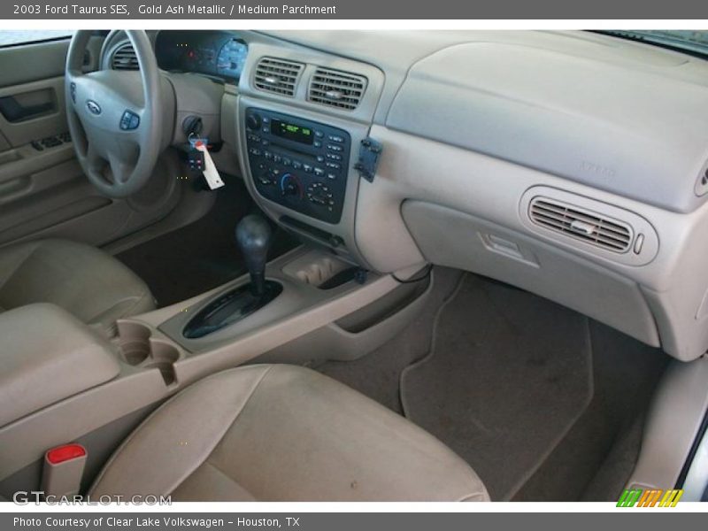 Gold Ash Metallic / Medium Parchment 2003 Ford Taurus SES