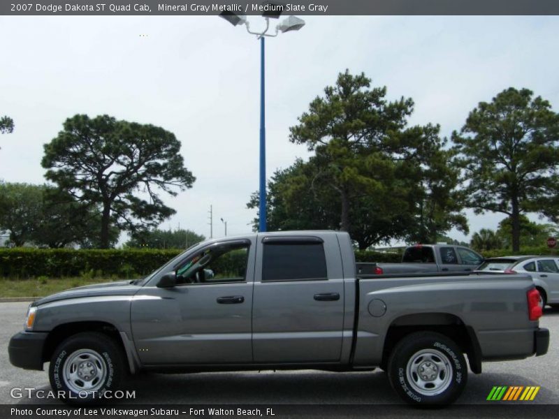 Mineral Gray Metallic / Medium Slate Gray 2007 Dodge Dakota ST Quad Cab