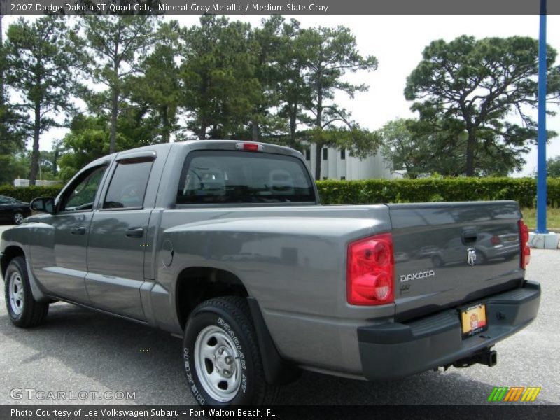 Mineral Gray Metallic / Medium Slate Gray 2007 Dodge Dakota ST Quad Cab