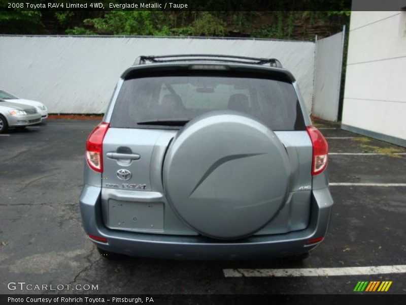 Everglade Metallic / Taupe 2008 Toyota RAV4 Limited 4WD