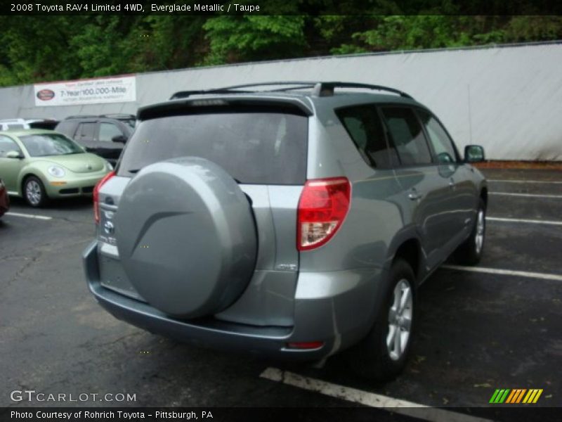 Everglade Metallic / Taupe 2008 Toyota RAV4 Limited 4WD