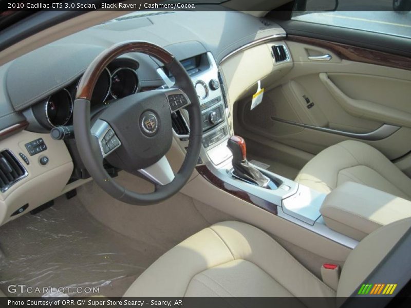 Black Raven / Cashmere/Cocoa 2010 Cadillac CTS 3.0 Sedan