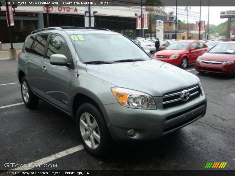 Everglade Metallic / Taupe 2008 Toyota RAV4 Limited 4WD