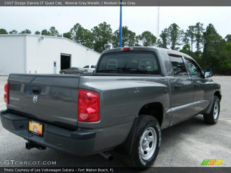 Mineral Gray Metallic / Medium Slate Gray 2007 Dodge Dakota ST Quad Cab