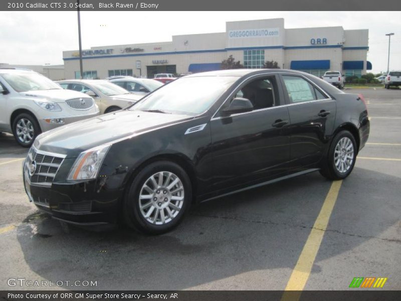 Black Raven / Ebony 2010 Cadillac CTS 3.0 Sedan