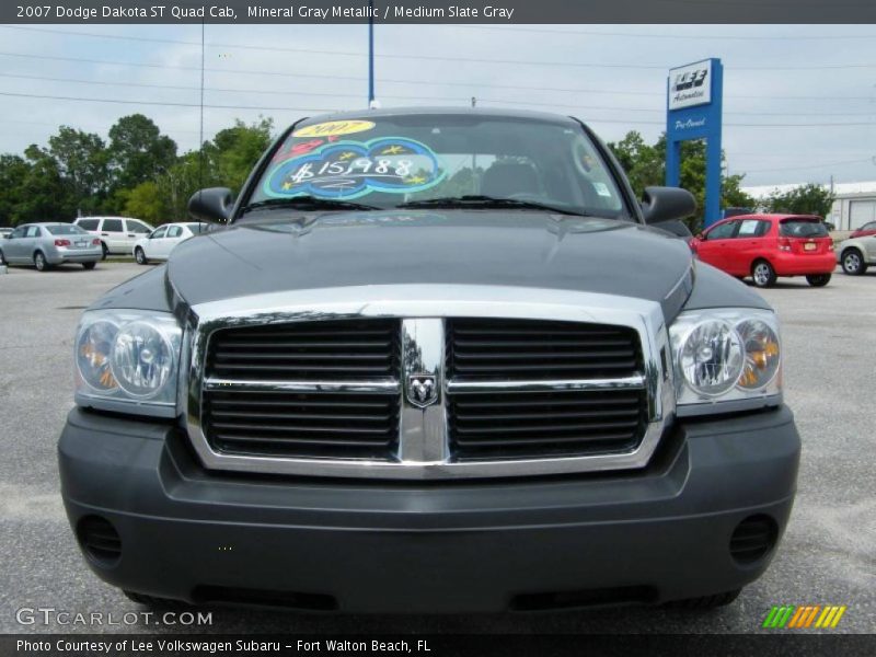 Mineral Gray Metallic / Medium Slate Gray 2007 Dodge Dakota ST Quad Cab