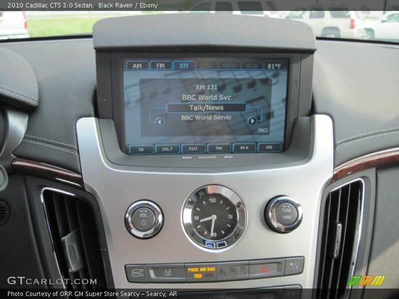 Black Raven / Ebony 2010 Cadillac CTS 3.0 Sedan