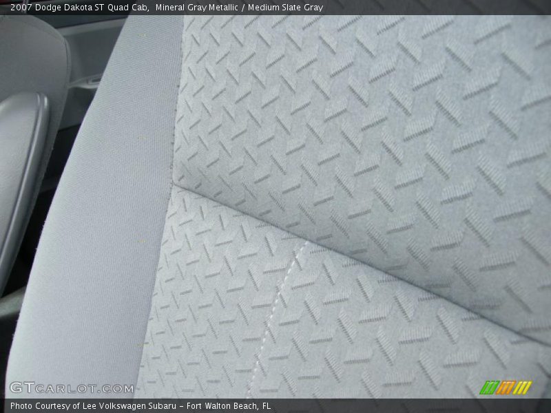 Mineral Gray Metallic / Medium Slate Gray 2007 Dodge Dakota ST Quad Cab
