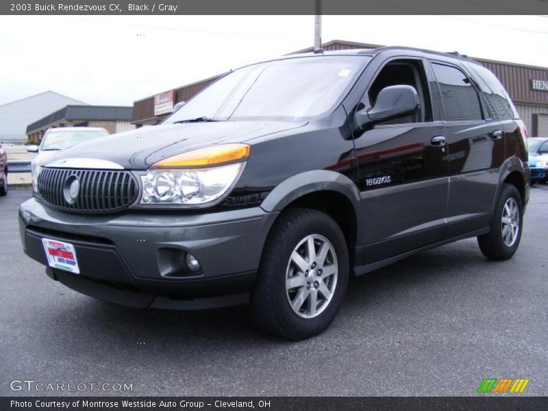 Black / Gray 2003 Buick Rendezvous CX