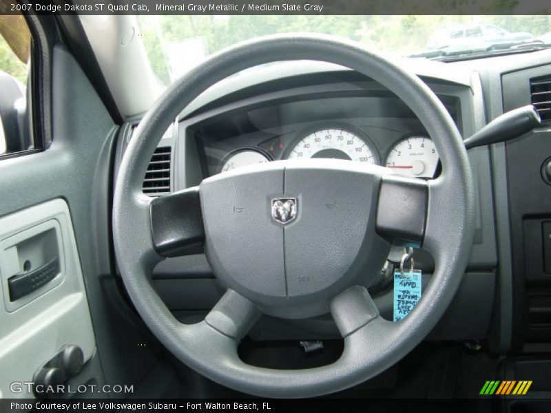 Mineral Gray Metallic / Medium Slate Gray 2007 Dodge Dakota ST Quad Cab