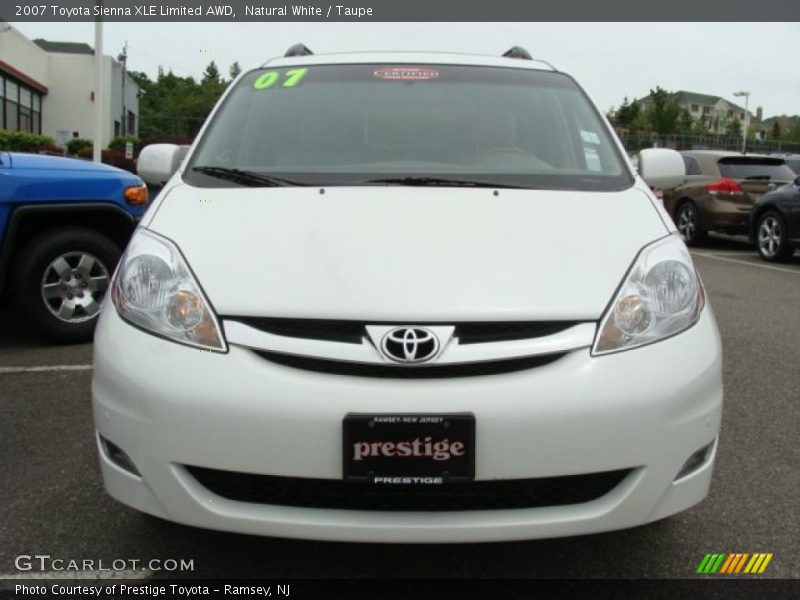 Natural White / Taupe 2007 Toyota Sienna XLE Limited AWD