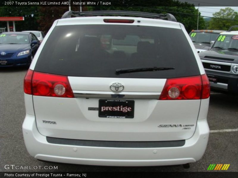 Natural White / Taupe 2007 Toyota Sienna XLE Limited AWD