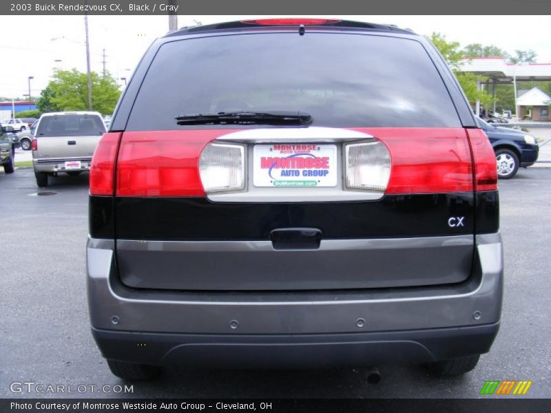 Black / Gray 2003 Buick Rendezvous CX
