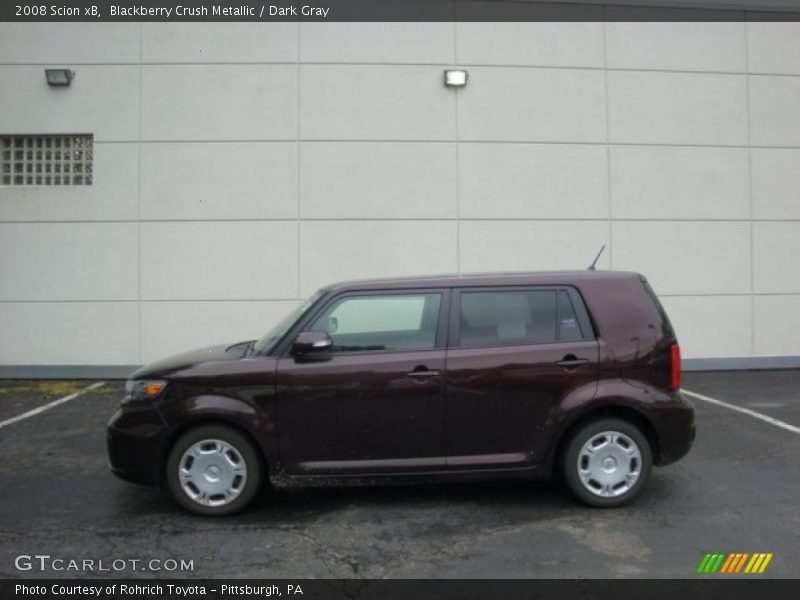 Blackberry Crush Metallic / Dark Gray 2008 Scion xB