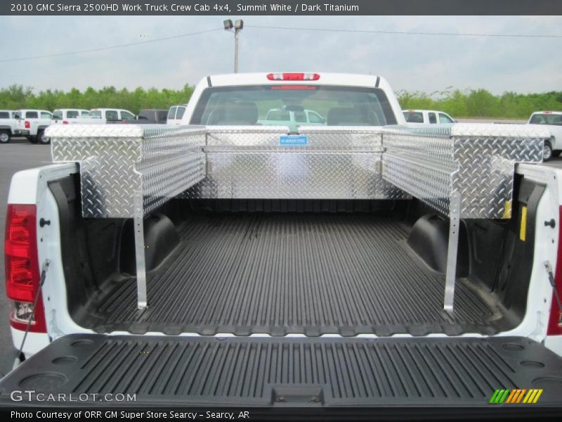 Summit White / Dark Titanium 2010 GMC Sierra 2500HD Work Truck Crew Cab 4x4