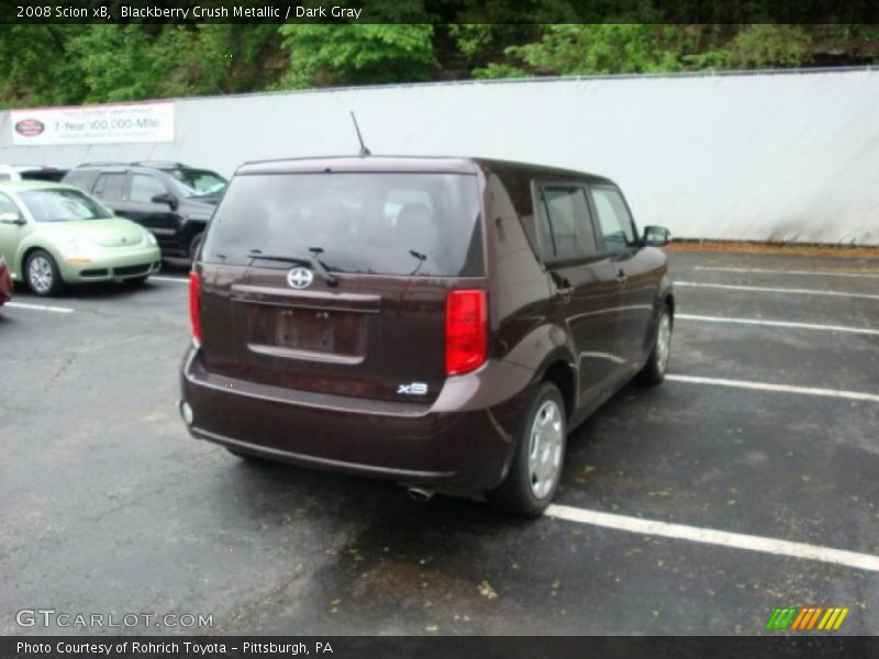 Blackberry Crush Metallic / Dark Gray 2008 Scion xB