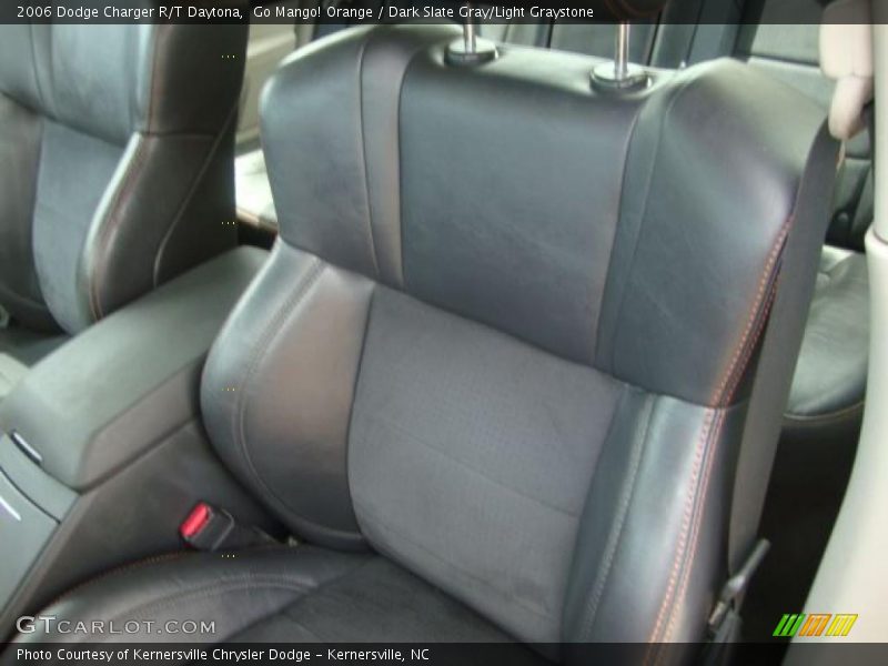 Go Mango! Orange / Dark Slate Gray/Light Graystone 2006 Dodge Charger R/T Daytona