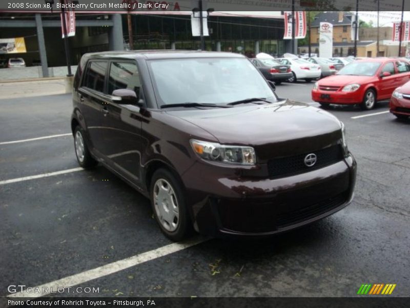 Blackberry Crush Metallic / Dark Gray 2008 Scion xB