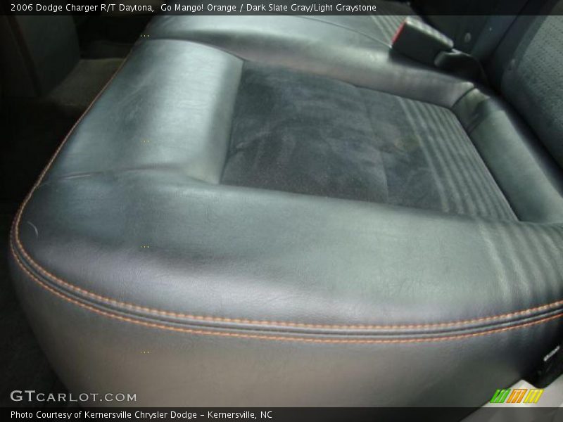 Go Mango! Orange / Dark Slate Gray/Light Graystone 2006 Dodge Charger R/T Daytona