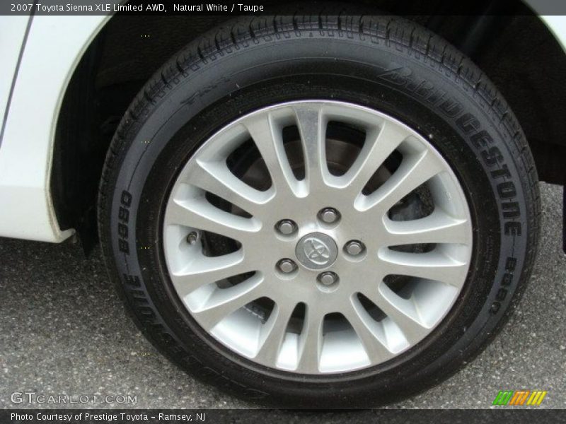 Natural White / Taupe 2007 Toyota Sienna XLE Limited AWD