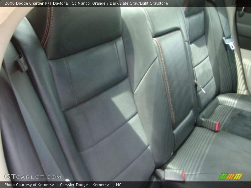 Go Mango! Orange / Dark Slate Gray/Light Graystone 2006 Dodge Charger R/T Daytona