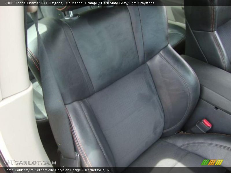 Go Mango! Orange / Dark Slate Gray/Light Graystone 2006 Dodge Charger R/T Daytona
