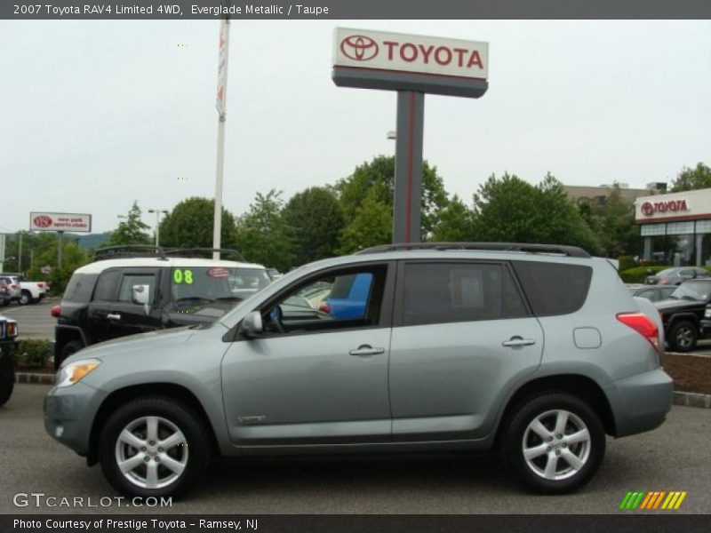 Everglade Metallic / Taupe 2007 Toyota RAV4 Limited 4WD
