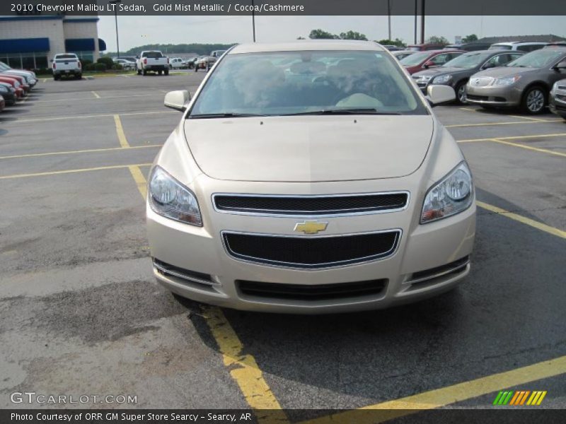 Gold Mist Metallic / Cocoa/Cashmere 2010 Chevrolet Malibu LT Sedan