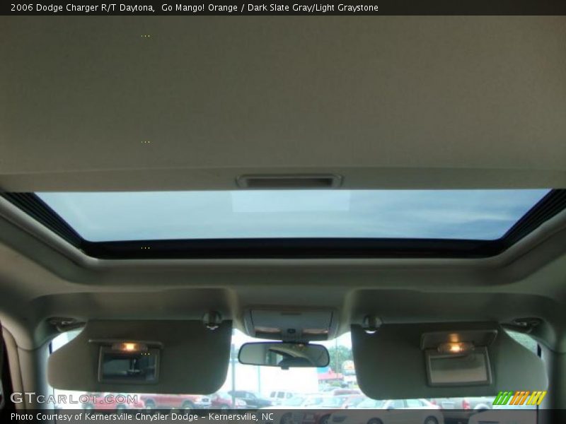 Go Mango! Orange / Dark Slate Gray/Light Graystone 2006 Dodge Charger R/T Daytona
