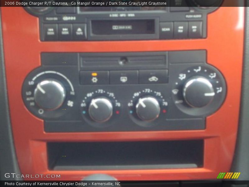 Go Mango! Orange / Dark Slate Gray/Light Graystone 2006 Dodge Charger R/T Daytona