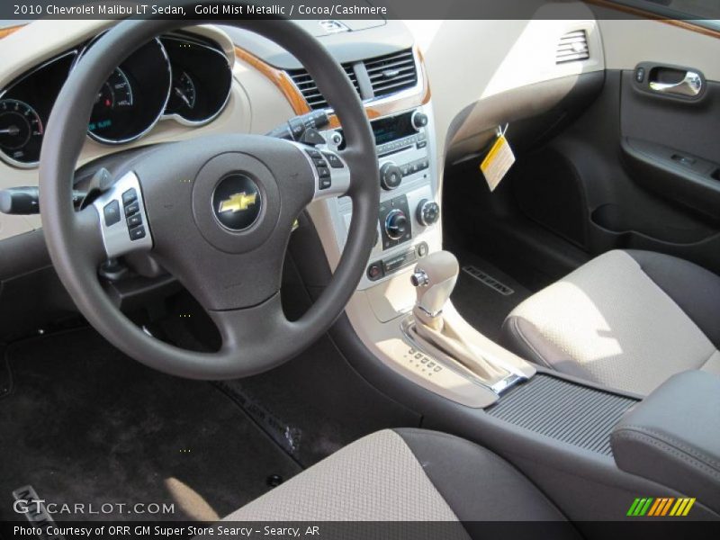 Gold Mist Metallic / Cocoa/Cashmere 2010 Chevrolet Malibu LT Sedan