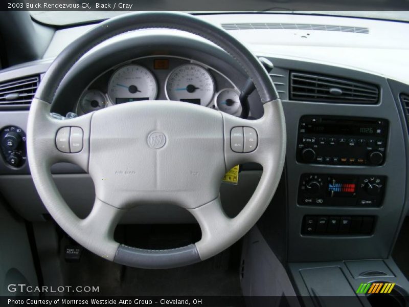 Black / Gray 2003 Buick Rendezvous CX