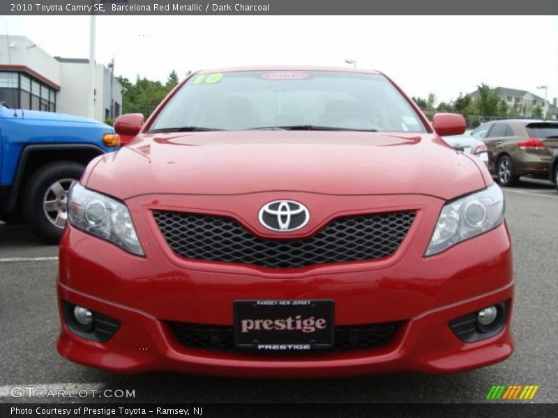 Barcelona Red Metallic / Dark Charcoal 2010 Toyota Camry SE