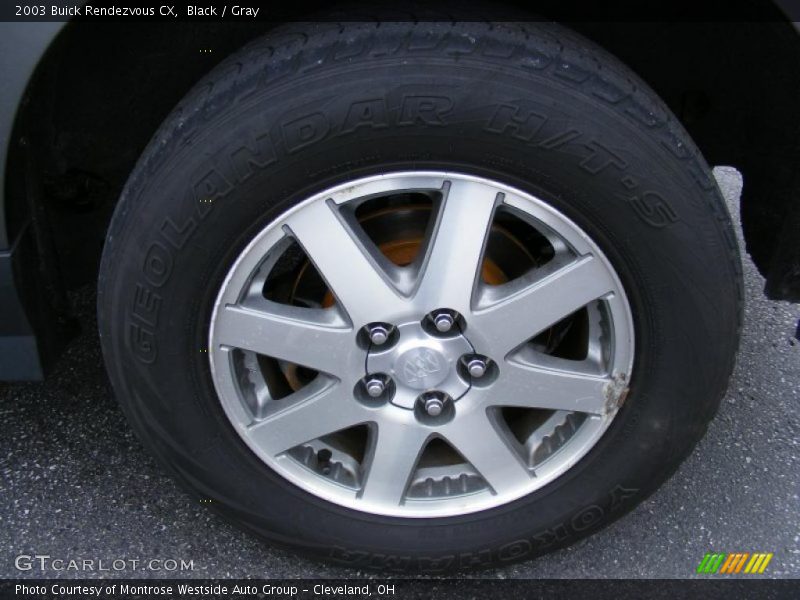 Black / Gray 2003 Buick Rendezvous CX