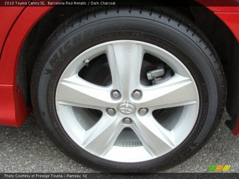 Barcelona Red Metallic / Dark Charcoal 2010 Toyota Camry SE