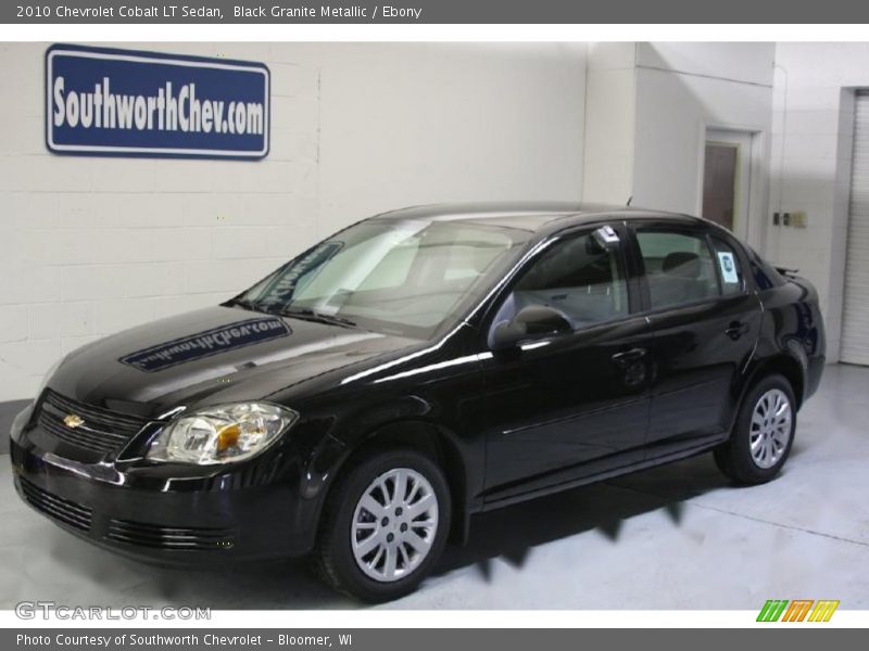 Black Granite Metallic / Ebony 2010 Chevrolet Cobalt LT Sedan