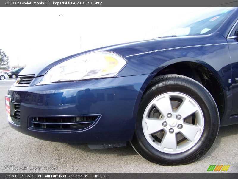 Imperial Blue Metallic / Gray 2008 Chevrolet Impala LT