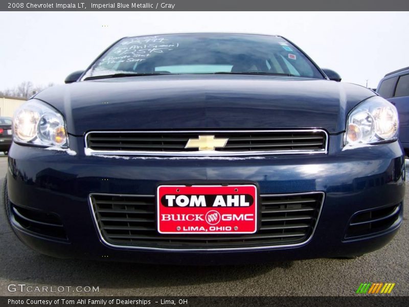 Imperial Blue Metallic / Gray 2008 Chevrolet Impala LT