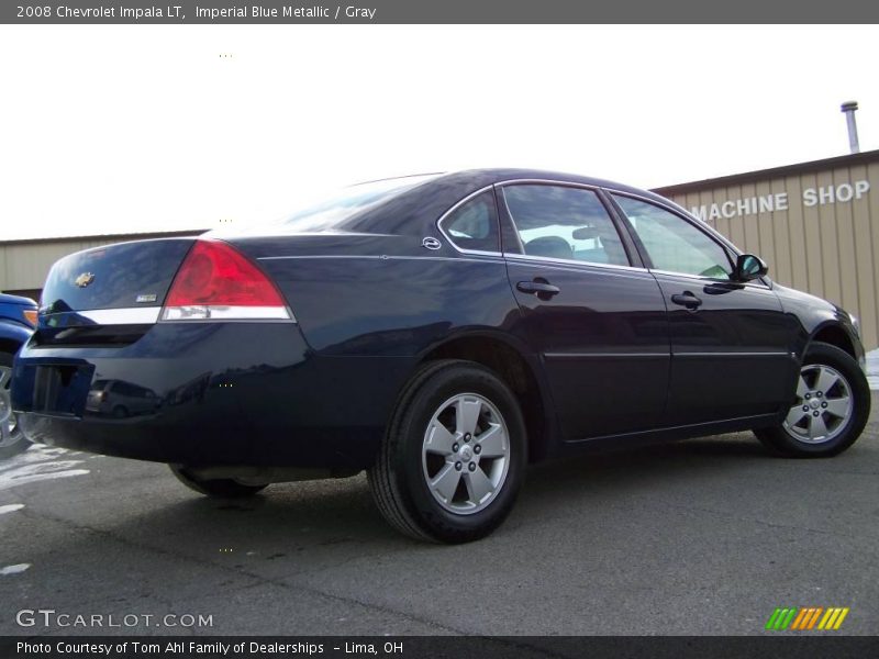 Imperial Blue Metallic / Gray 2008 Chevrolet Impala LT