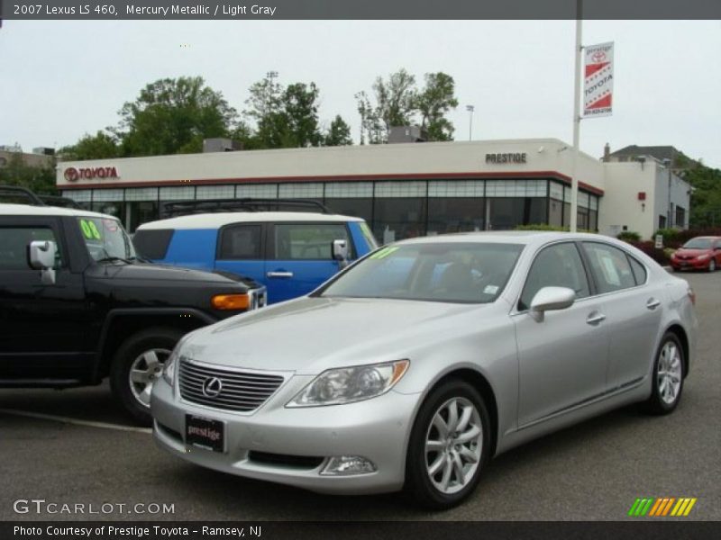 Mercury Metallic / Light Gray 2007 Lexus LS 460