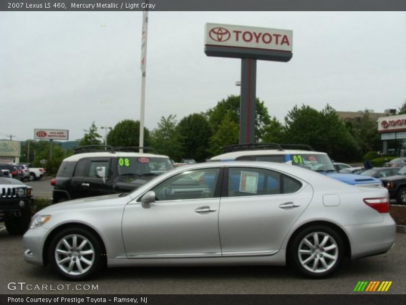 Mercury Metallic / Light Gray 2007 Lexus LS 460