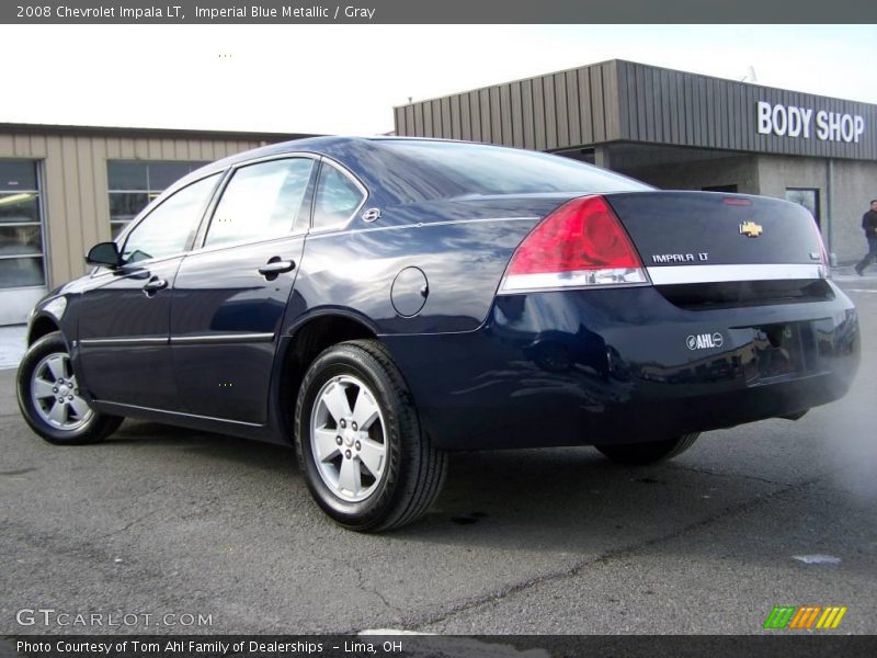 Imperial Blue Metallic / Gray 2008 Chevrolet Impala LT