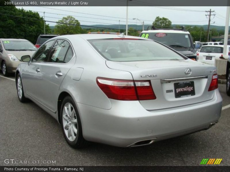 Mercury Metallic / Light Gray 2007 Lexus LS 460