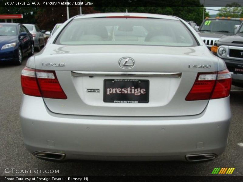 Mercury Metallic / Light Gray 2007 Lexus LS 460