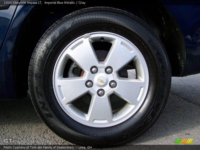 Imperial Blue Metallic / Gray 2008 Chevrolet Impala LT
